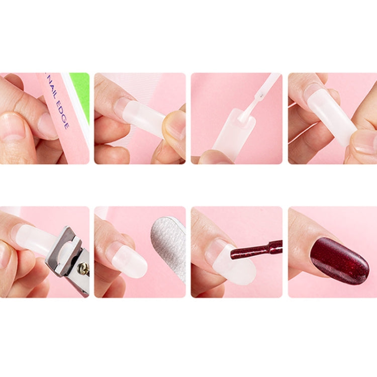 Manicure Tool Set Fingernails Word Cut Set, Specification: Natural Semi-post by bashfashion