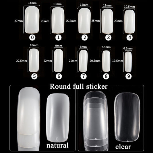 Manicure Tool Set Fingernails Word Cut Set, Specification: Transparent Full Post by bashfashion