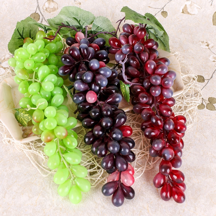 4 Bunches 36 Red Grapes Simulation Fruit Simulation Grapes PVC with Cream Grape Shoot Props by bashfashion