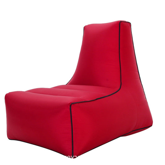 BB1082 Inflatable Sofa Inflatable Bed Outdoor Folding Portable Air Sofa Size: 85 x 80 x 75cm(Wine Red) by bashfashion