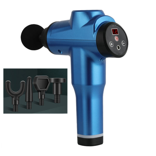Muscles Relax Massager Portable Fitness Equipment Fascia Gun, Specification: 6212 12 Gears Blue(AU Plug) by bashfashion