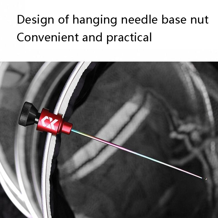 CX Decoupling Device Stainless Steel Needle Crucian Fish Platform Fishing Guard(2.5mm Red) by bashfashion