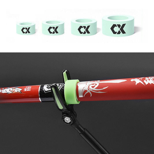 10 PCS Silicone Fishing Rod Stop Ring Anti-Skid Ring(Night Light Small 11mm Inner Diameter) by bashfashion