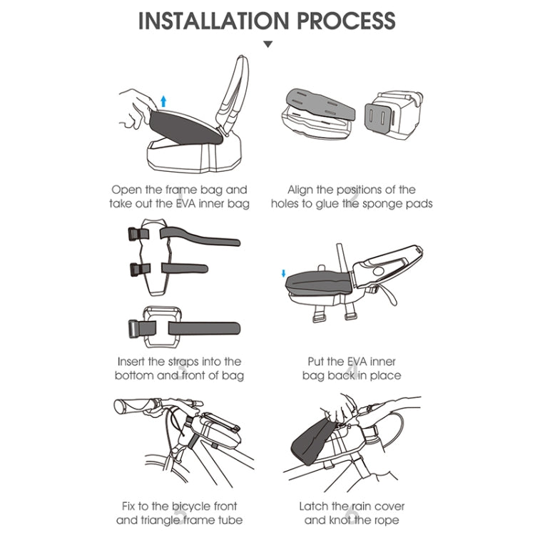 WEST BIKING Bicycle Front Beam Top Tube Bag Mountain Road Bike Waterproof Riding Equipment(Yellow Green) by WEST BIKING