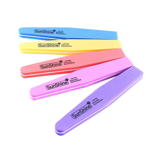 20 PCS 178x28x12mm Diamond-Shaped High-Elastic Sponge Nail Tool Random Colour Delivery by bashfashion