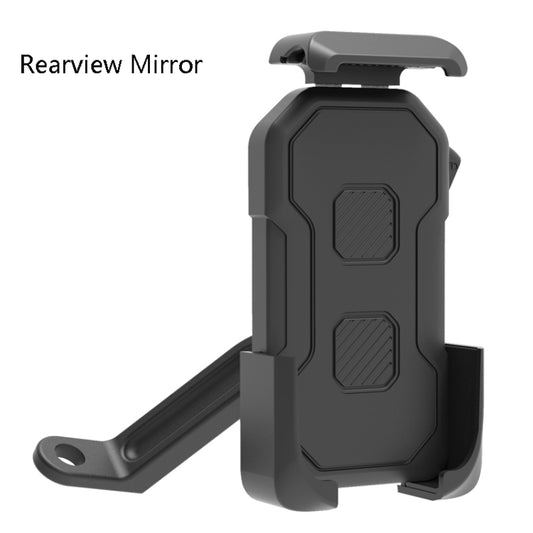 HW-68 Motorcycle Bicycle Navigation Mobile Phone Bracket, Style: Rearview Mirror by bashfashion