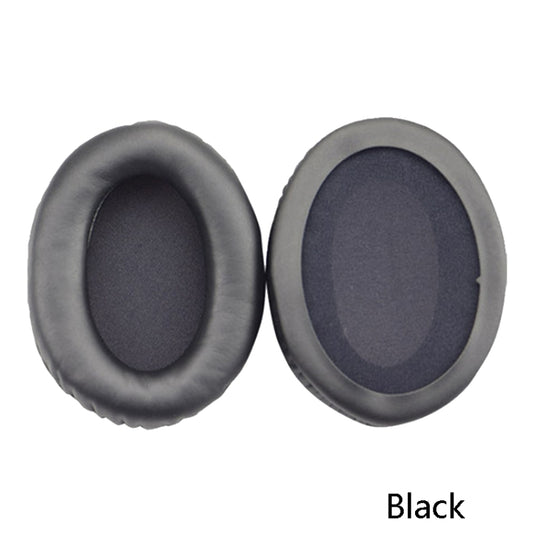 2 PCS Headset Sponge Cover Ear Pad Leather Case For Kingston Cloud Silver II, Colour: Black by bashfashion
