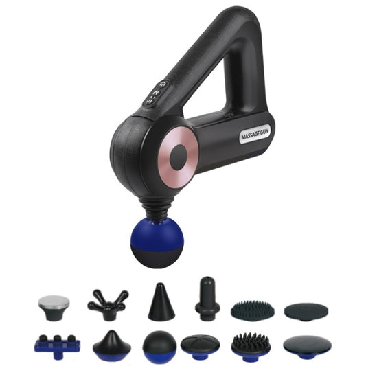 SL-8890 Triangle Fascia Muscle Relaxer Household Electric Fitness Massager, Specification: AU Plug(Golden) by bashfashion