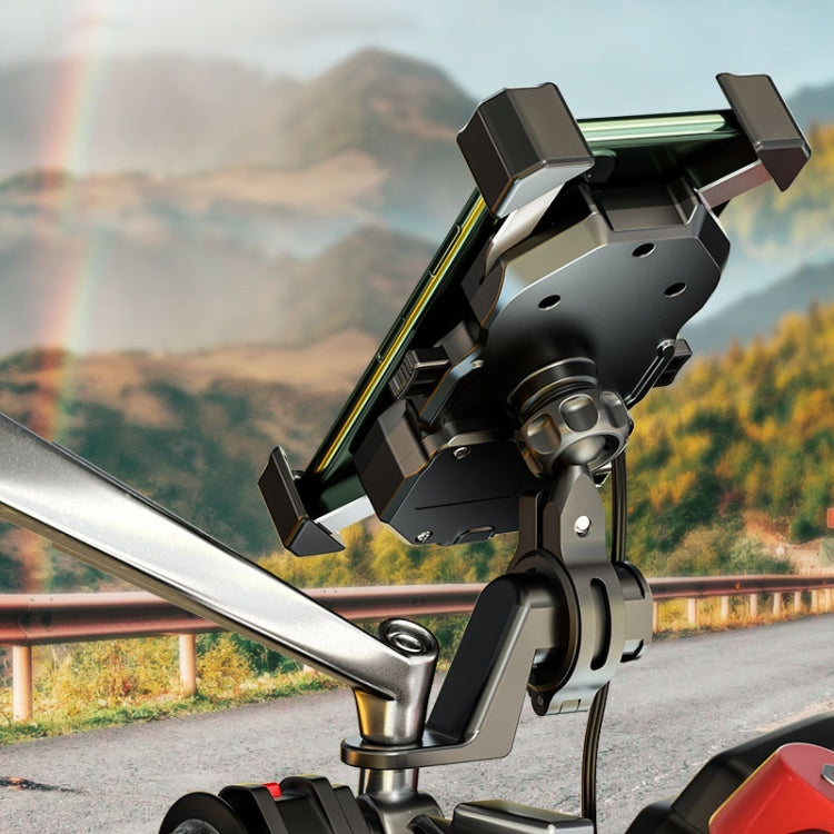 Kewig M11-C Motorcycle Bicycle Fixed Navigation Bracket Electric Car Takeaway Mobile Phone Holder by bashfashion