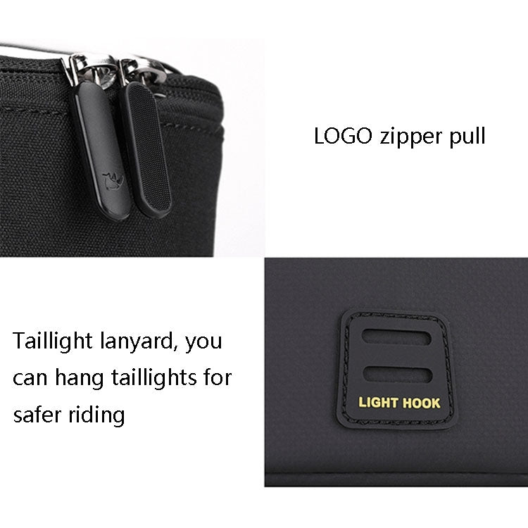 Rhinowalk X21923 Bicycle Front Hanging Bag Multi-Function Bike Waterproof Front Bag(Matte Green) by Rhinowalk