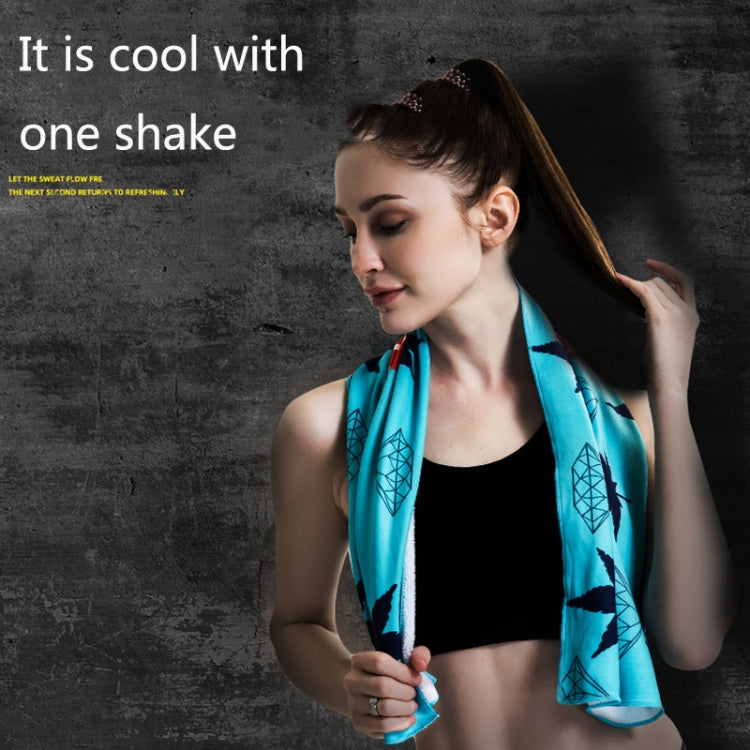 Fitness Cold Towel Outdoor Sports Cooling Quick-Drying Towel, Size: 100 x 30cm(Basketball) by bashfashion
