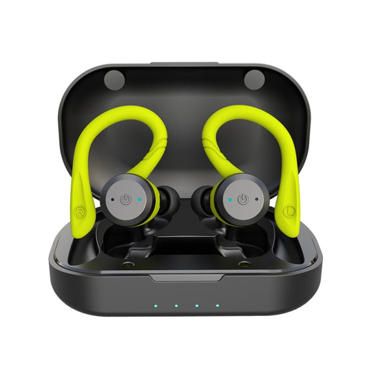 BE1032 Ear-mounted Waterproof Sports TWS Wireless Bluetooth Earphone(Fluorescent Green) by bashfashion