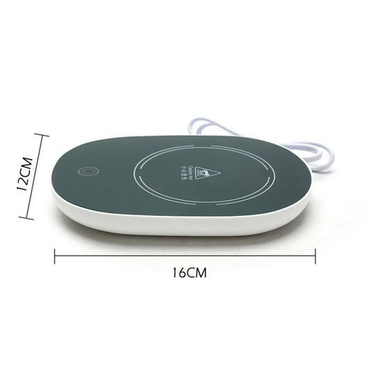 Constant Temperature Heating Smart Ceramic Coffee Cup Set, Style: USB Plug(Red+Gift Box) by bashfashion