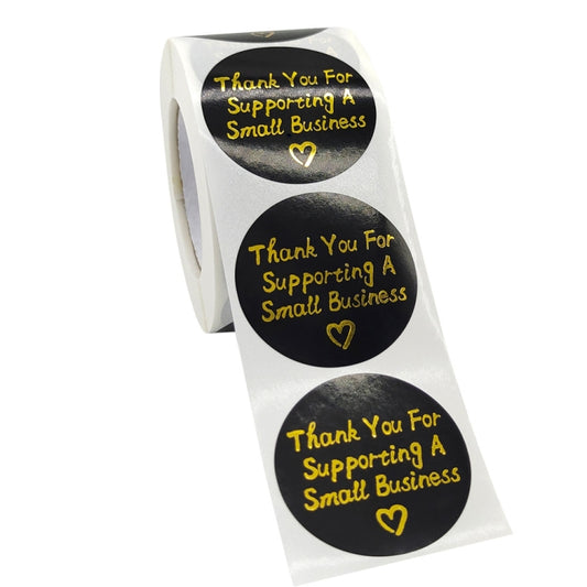 Stamping Thank You Sticker Envelope Sealing Sticker Gift Decoration Label, Size: 3.8cm / 1.5inch(K-67) by bashfashion