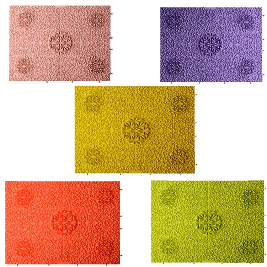 Home Foot Massage Cushion Fitness Toe Pressing Board(Peacock Pink) by bashfashion