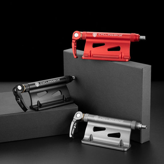 CYCLINGBOX BG-0171 Bike Aluminum Portable Quick-Removal Front Fork Fixed Frame Rear Hanging Frame Car Top Fixture Equipment(Red) by bashfashion