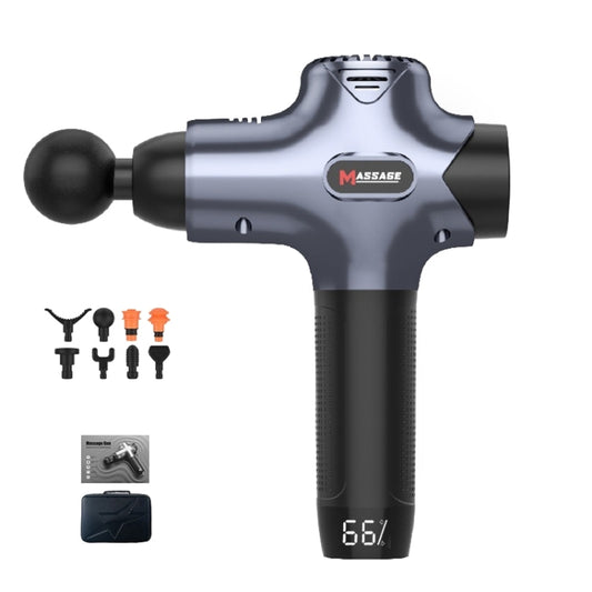 Y8-1 Fitness Massage Fascia Muscle Vibration Massager, Specification: Dark Blue(AU Plug) by bashfashion