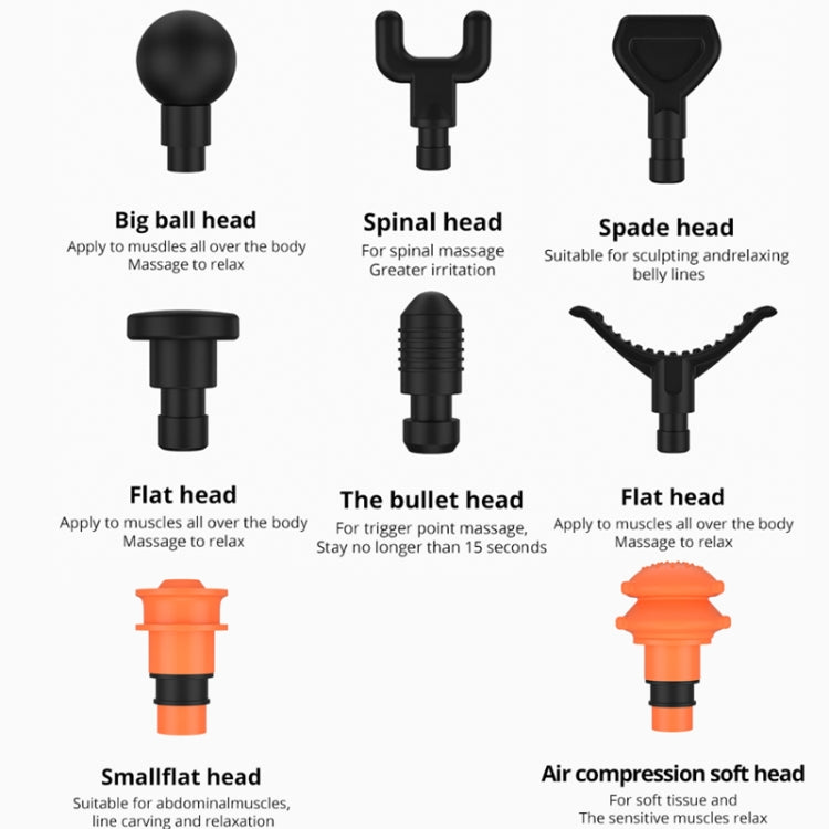 Y10 Fitness Massage Fascia Muscle Vibration Massager, Specification: 30 Gears Silver(US Plug) by bashfashion