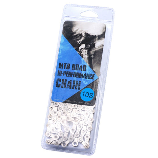 Mountain Road Bike Chain Electroplating Chain, Specification: 10 Speed by bashfashion