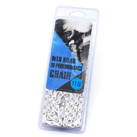 Mountain Road Bike Chain Electroplating Chain, Specification: 11 Speed by bashfashion