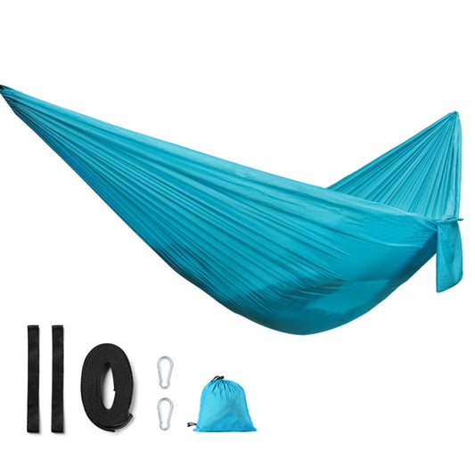 245 x 90cm Outdoor Hammock Camping Nylon Single Swing, Random Color Delivery by bashfashion