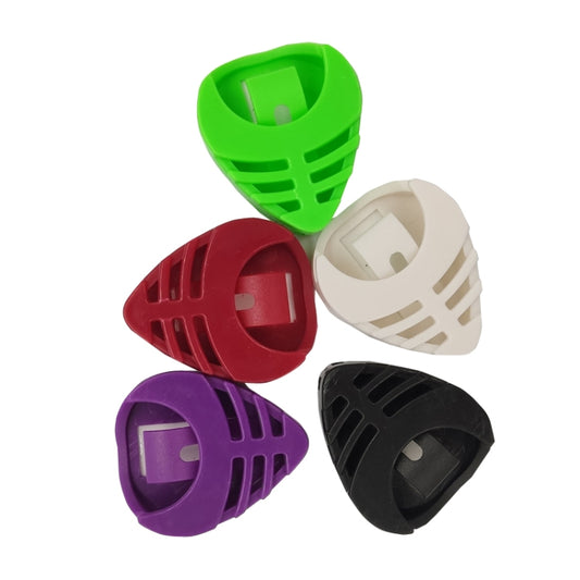 5 PCS Multicolor Plastic Ukulele Pick Box, Color Random Deliverty by bashfashion