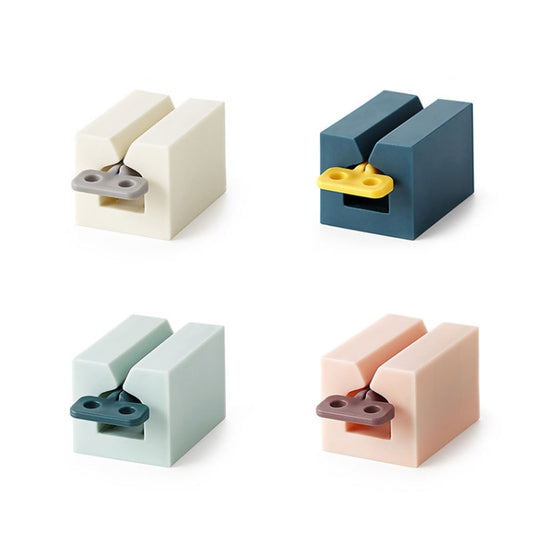 5 PCS TM19014 Lazy Toothpaste Squeezer Manual Toothpaste Extruder(Light Blue + Dark Blue) by bashfashion