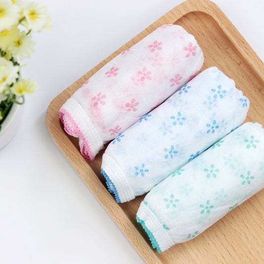 Pregnant Women Disposable Underwear Non-Woven Maternal Postpartum Cotton Bottom Paper Underwear, Color Random Delivery, Size: XL(Printing) by bashfashion