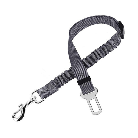 Pet Car Seat Belt Telescopic Reflective Safety Rope(Grey) by bashfashion