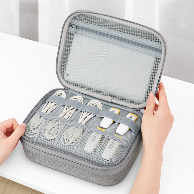 Baona BN-F011 Laptop Power Cable Digital Storage Protective Box, Specification: Extra Large Gray by bashfashion