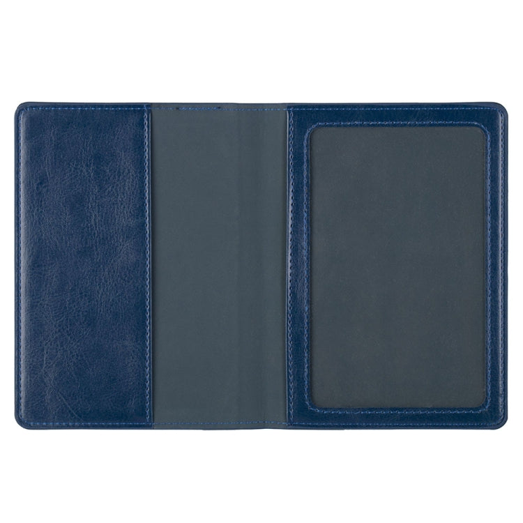 2 PCS CPVC1007 Document Protection Sleeve Card Case Passport Travel Card Bag(Dark Blue) by bashfashion