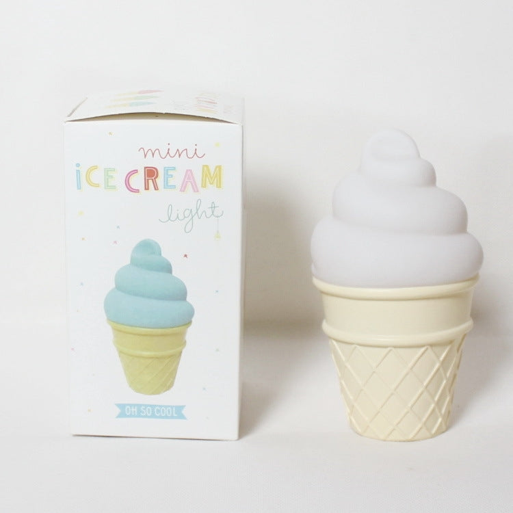 3 PCS Cartoon Ice Cream Night Light Children Room LED Light(Pink) by bashfashion