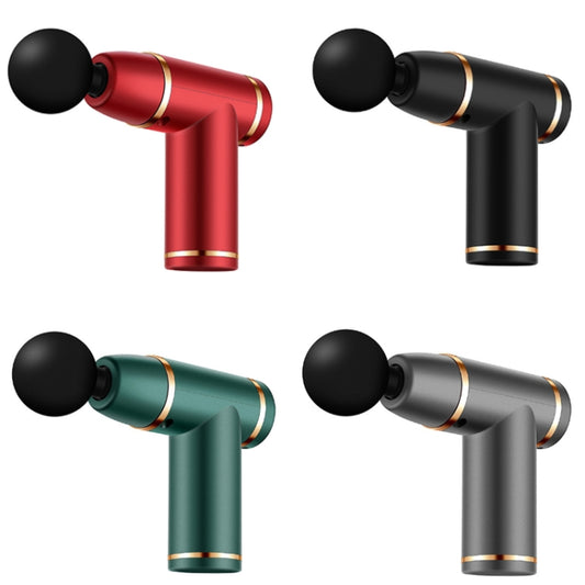 Mini Fascia Massager Pulse Micro-Current Physiotherapy Muscle Cervical Spine Massage Equipment Specification: Button version(168 Red) by bashfashion