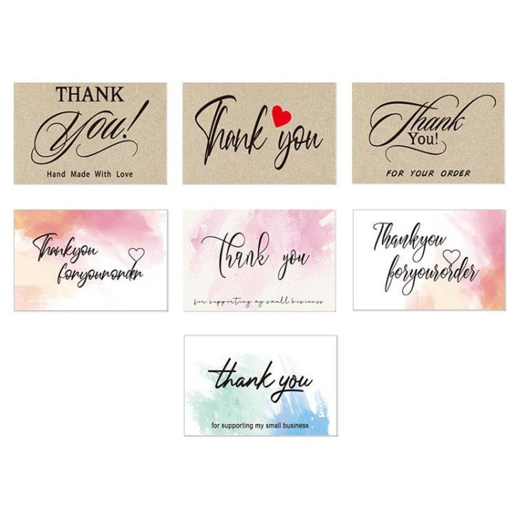 5 Rolls Thank You Label Seal Decoration Sticker, Size: 2.5x3.7cm(HA076) by bashfashion