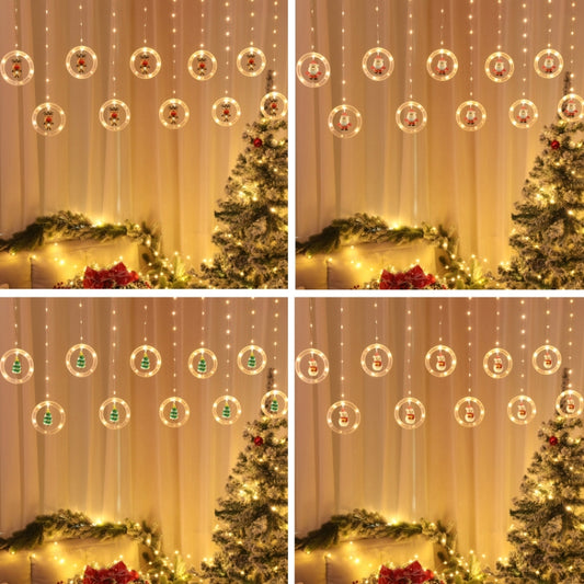 Christmas Decoration Lights USB Ring Doll 10 in 1 String Lights(Reindeer) by bashfashion