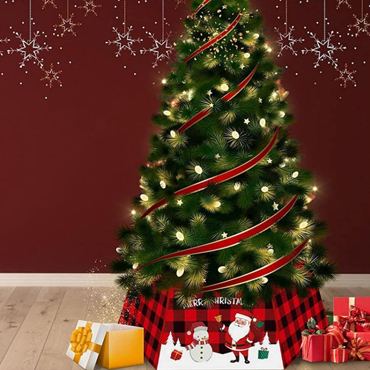 Decoration Christmas Tree Dress Christmas Tree Border Decoration(005) by bashfashion