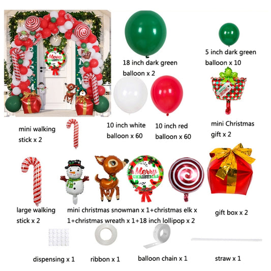 Christmas Decoration Arch Balloon Set, Style: Balloon Bhain 2 by bashfashion