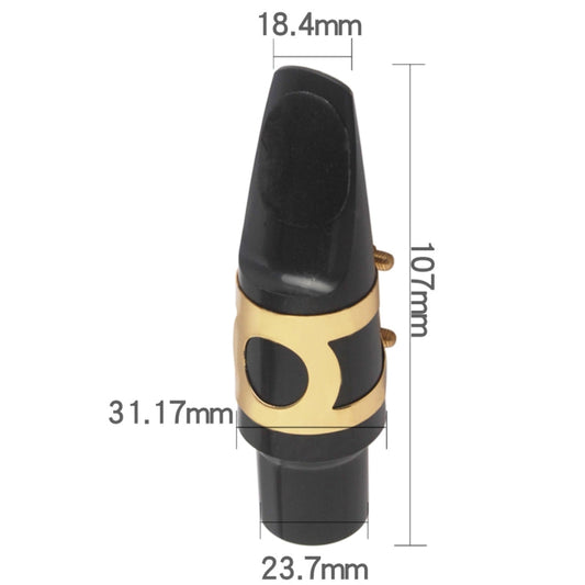 Saxophone Mouthpiece + Hat Clip Wind Instrument Accessories, Specification: Tenor by bashfashion
