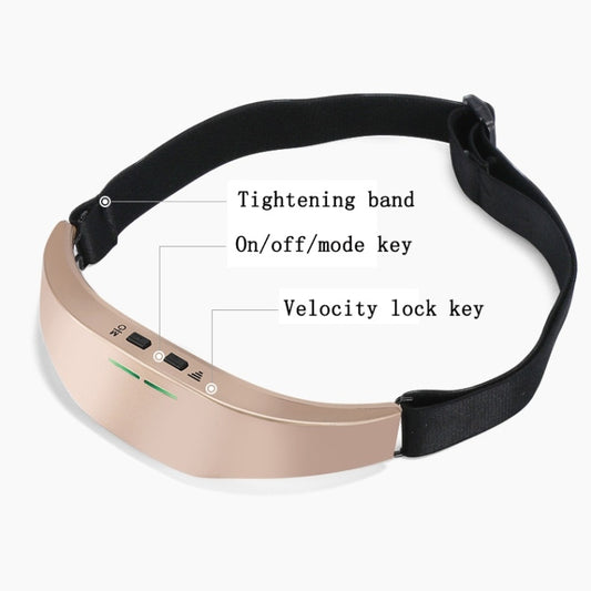 Head Massager Wireless Micro Current Intelligent EMS Sleeper(Gold) by bashfashion