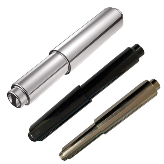 Tissue Box Plastic Retractable Shaft Core Spring Retractable Roll Paper Shaft, Style: Black by bashfashion