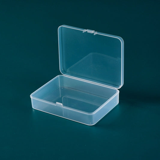 10 PCS Rectangular PP Plastic Box Transparent Packaging Box With Cover Plastic Parts Hardware Tool Storage Box by bashfashion