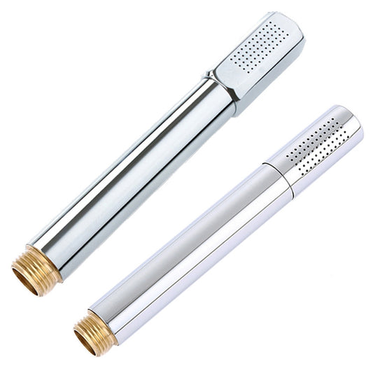 Brass Stainless Steel Hand-Held Pressurized Shower Head(Square) by bashfashion