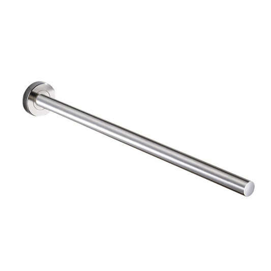 304 Stainless Steel With Grooved Bathroom Pendant Bathroom Shelf,Style: Vertical Single Rod by bashfashion