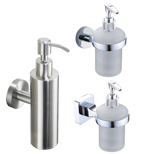 304 Stainless Steel Soap Dispenser Hand Sanitizer Bottle, Specification: 220295 by bashfashion