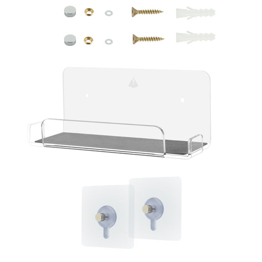 Game Console Wall Storage Bracket Game Console Accessories Storage Rack For Nintendo Switch(Transparent) by bashfashion