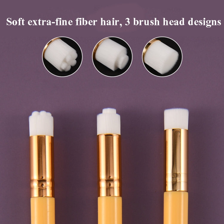 6 PCS Soft Hair Nasal Washing Brush To Remove Blackheads And Deep Cleansing Nose Pore Shrinkage Cleaning Brush, Exterior color: Flower Head Black Silver by bashfashion