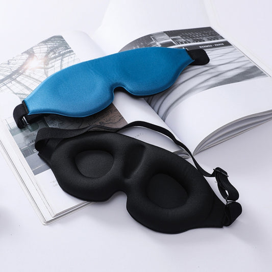 3D Sleeping Eye Mask Memory Foam Men And Women Shading Eye Mask Concave Eye Mask(No Nose Wings Black) by bashfashion
