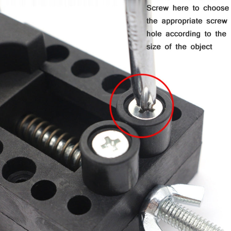 7 PCS Dial Fixing Pliers Watch Repair Small Plastic Seat Fixing Fixture(Small Clamp) by bashfashion