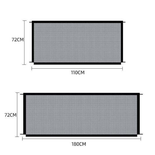 Pet Protective Fence Dog Isolation Net, Size: 110x72cm by bashfashion