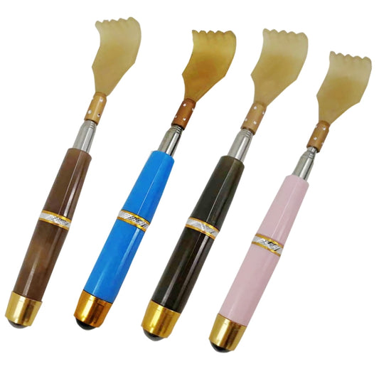 Magnetic Tickling Retractable Back Scratcher(Brown) by bashfashion